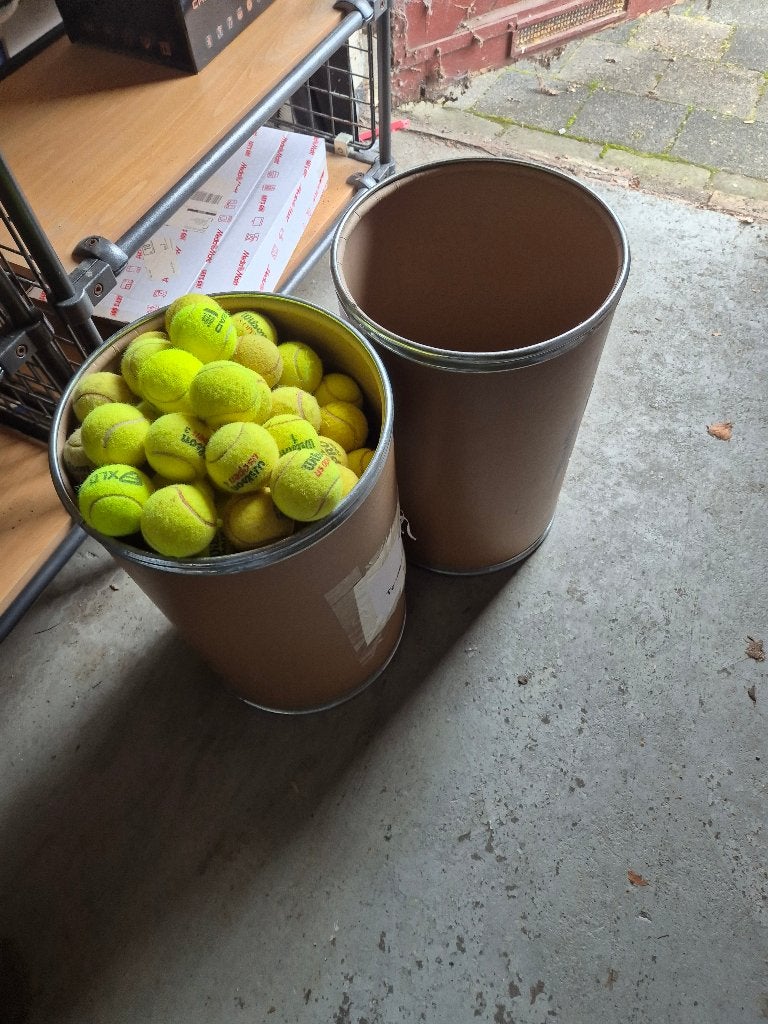280 Gebruikte tennisballen, Ophalen, Gebruikt, Hondenballen