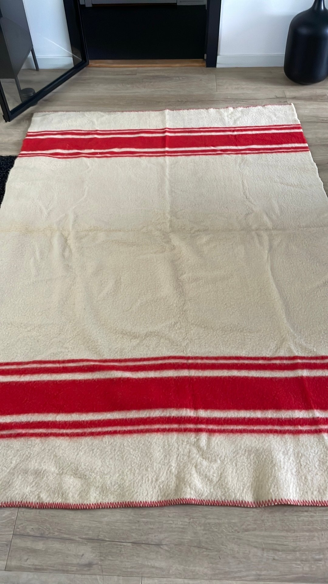 AaBe marine wollen deken, Ophalen of Verzenden