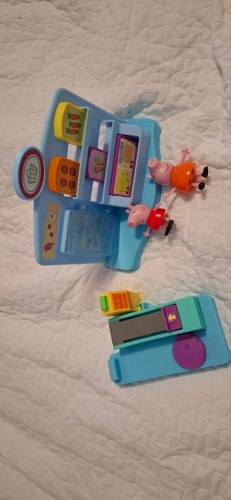 Peppa Pig Speelset met 2 Poppetjes - Supermarkt, Ophalen