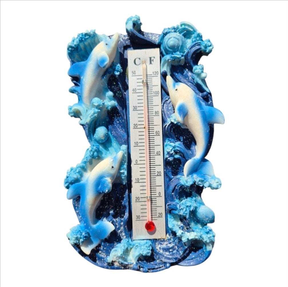 Dolfijn Decoratie/Wekker - Blauw, Huis en Inrichting, Blauw, Overige stijlen, Nieuw, Kunststof