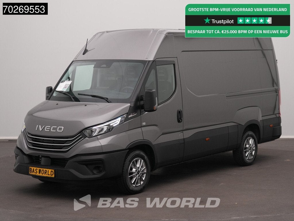 Iveco Daily 35S21 BPM VRIJ! 3.0L Automaat 210PK 3,5t Trekhaa, Auto's, Automaat, Stof, Multifunctioneel stuurwiel, Euro 6