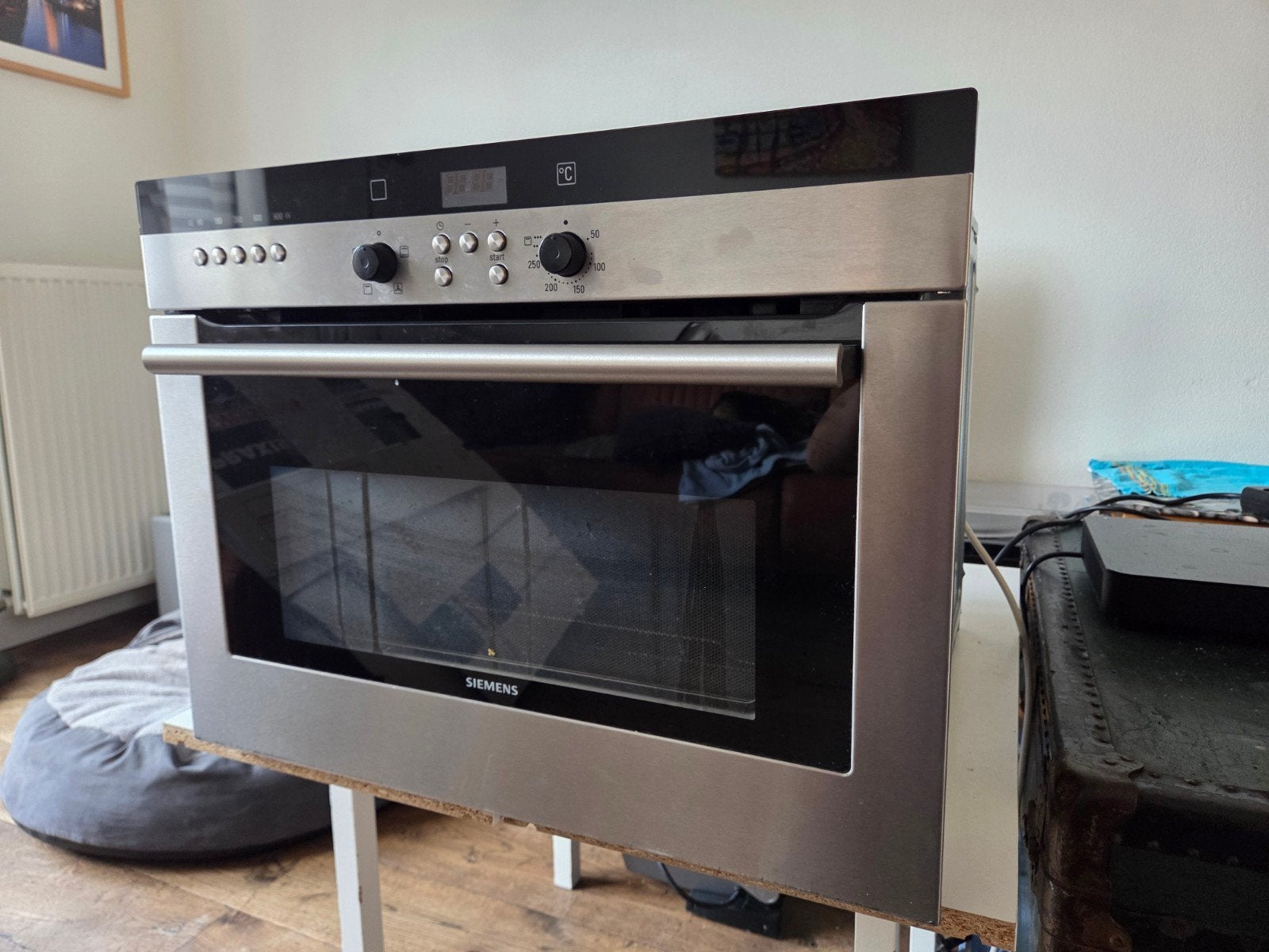 Siemens oven met magnetronfunctie - inbouw, Witgoed en Apparatuur, Ophalen, 45 tot 50 cm, Gebruikt, Oven