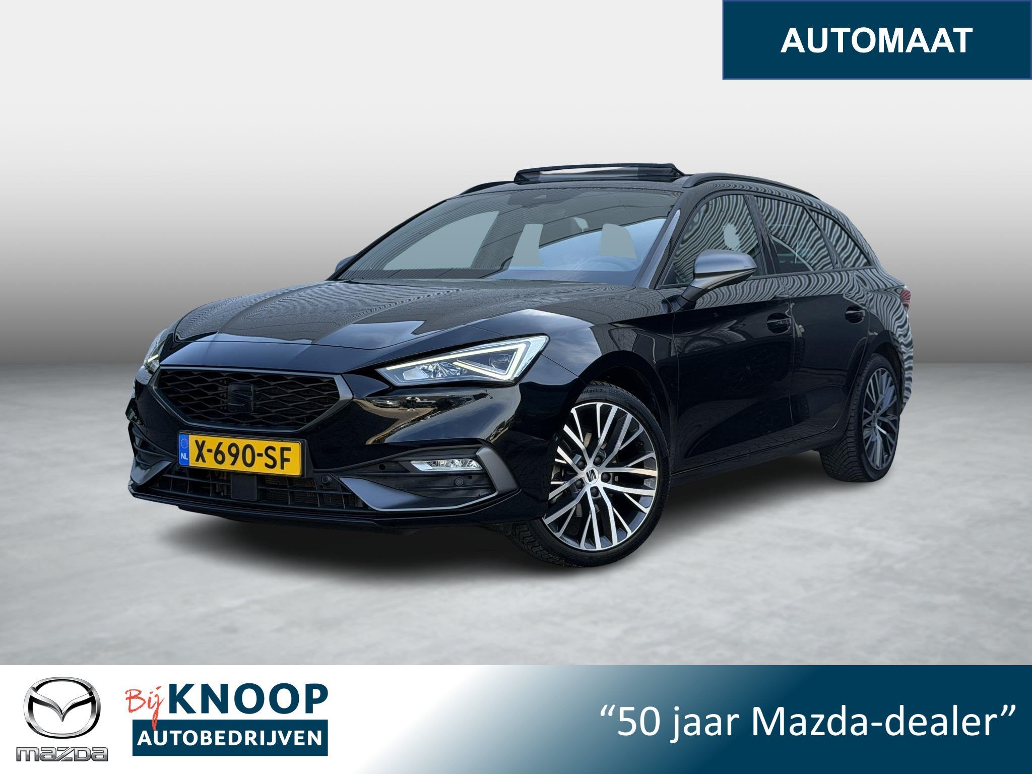 SEAT Leon Sportstourer 1.5 eTSI FR Business Intense 150PK |, Auto's, Dealer onderhouden, 4 cilinders, Leon, Alcantara