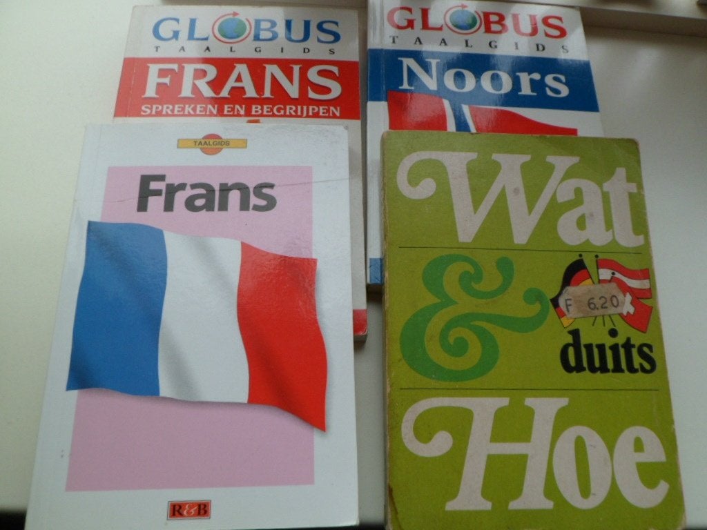 Diverse taalgidsen Frans & Duits ( Noors is verkocht ️), Boeken, Ophalen of Verzenden, Zo goed als nieuw, Overige uitgevers, Overige talen