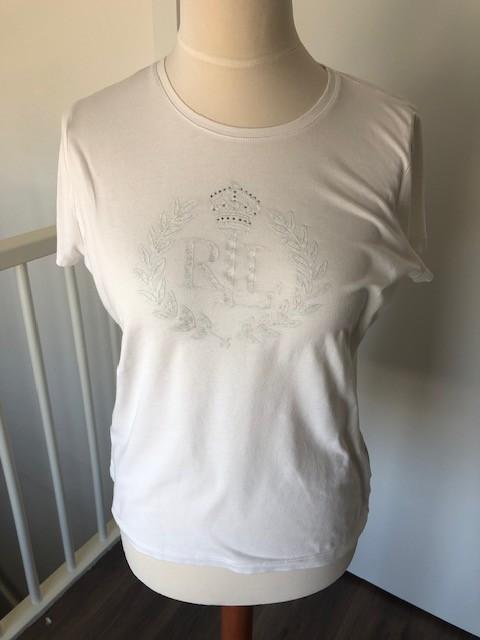 Ralph lauren beige shirt maat L, Verzenden, Beige, Maat 42/44 (L), Korte mouw