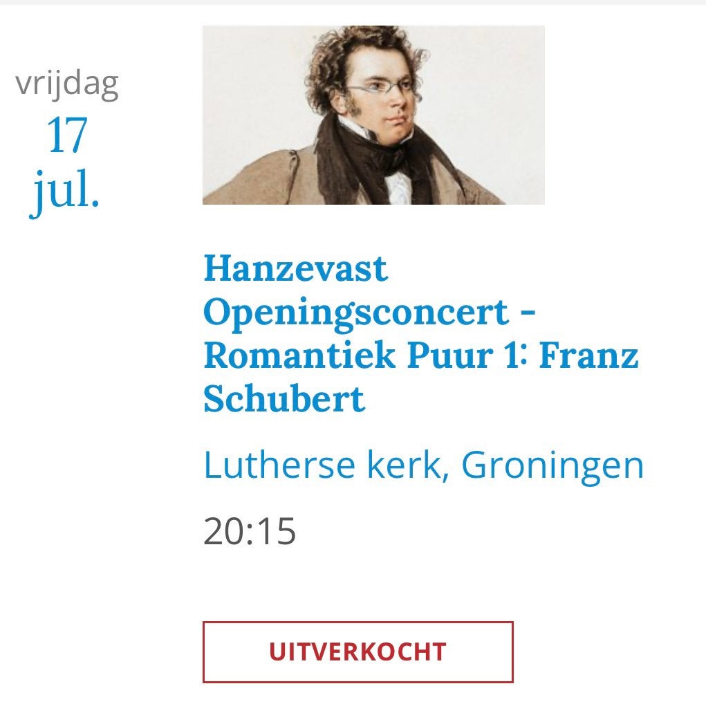 2 kaarten openingsconcert Aurora Festival