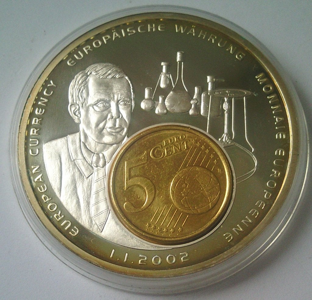 European Currency 2002 met Finlan 5 Cent 2001., Verzenden, Overige materialen, Buitenland
