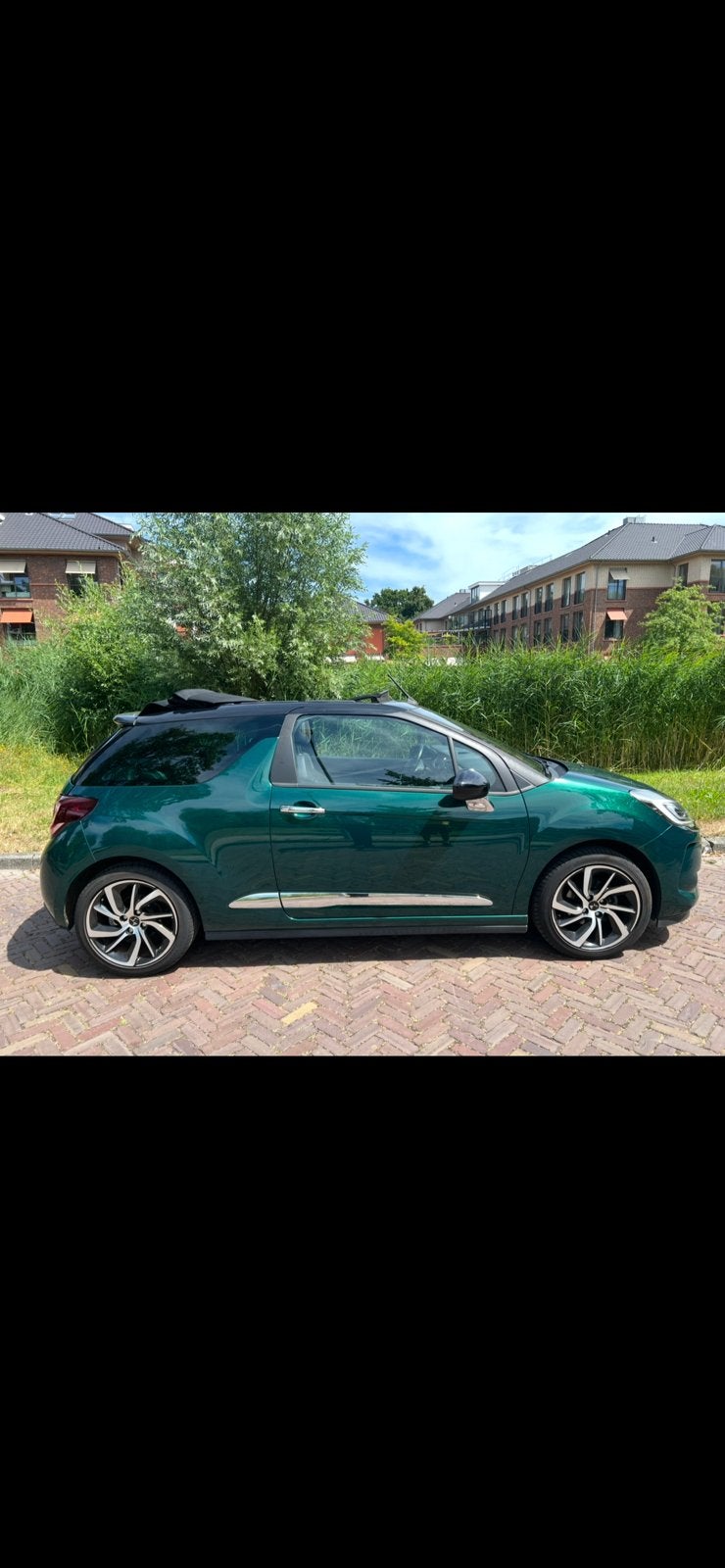 Te koop groene DS-3 Cabrio 1.2 Pure Tech Sport Chic