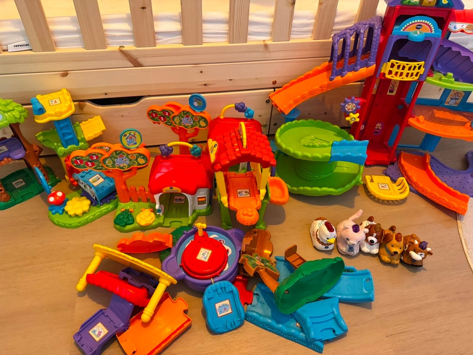 Vtech speelgoed zoef zoef dieren, Ophalen, Gebruikt, Overige typen, Met wieltjes