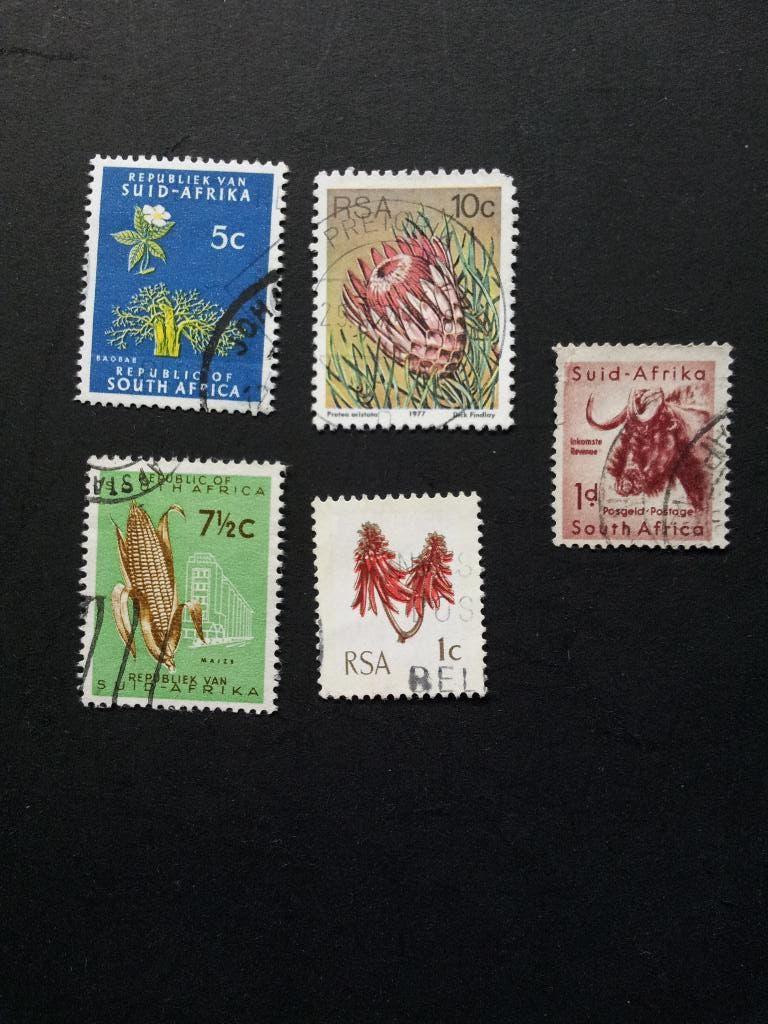 Zuid-Afrika  allerlei gestempeld, Ophalen of Verzenden, Zuid-Afrika, Gestempeld