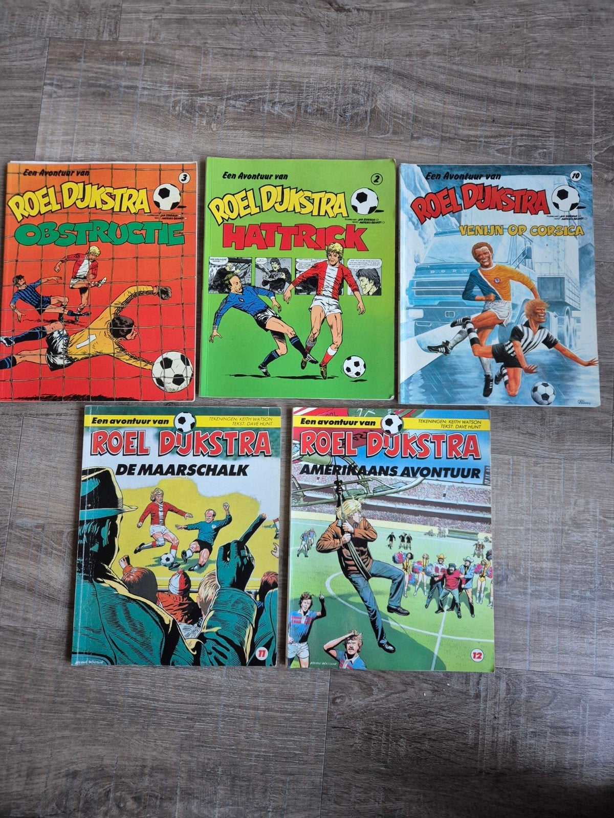 Roel Dijkstra stripboeken -serie (5 stuks), Complete serie of reeks, Ophalen of Verzenden, Gelezen, Jan Steeman & Andries Brandt