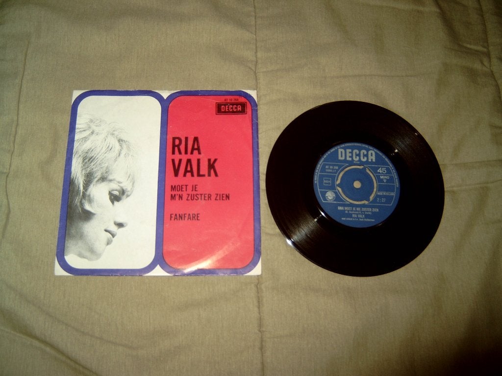 8 singles Ria Valk & 3 singles Ronnie Tober te koop, Cd's en Dvd's, Gebruikt, Overige genres, 7 inch, Ophalen of Verzenden