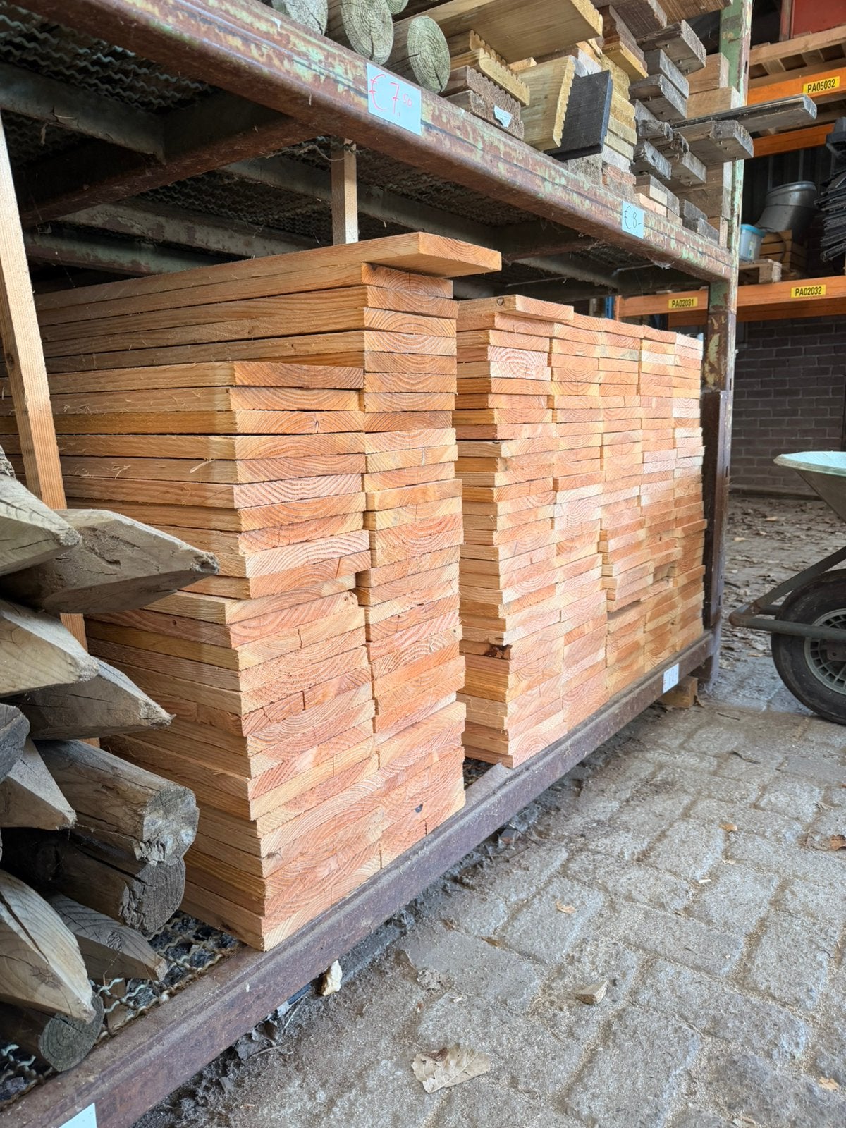 Schutting planken douglas, Ophalen, Minder dan 25 mm, Zo goed als nieuw, Plank