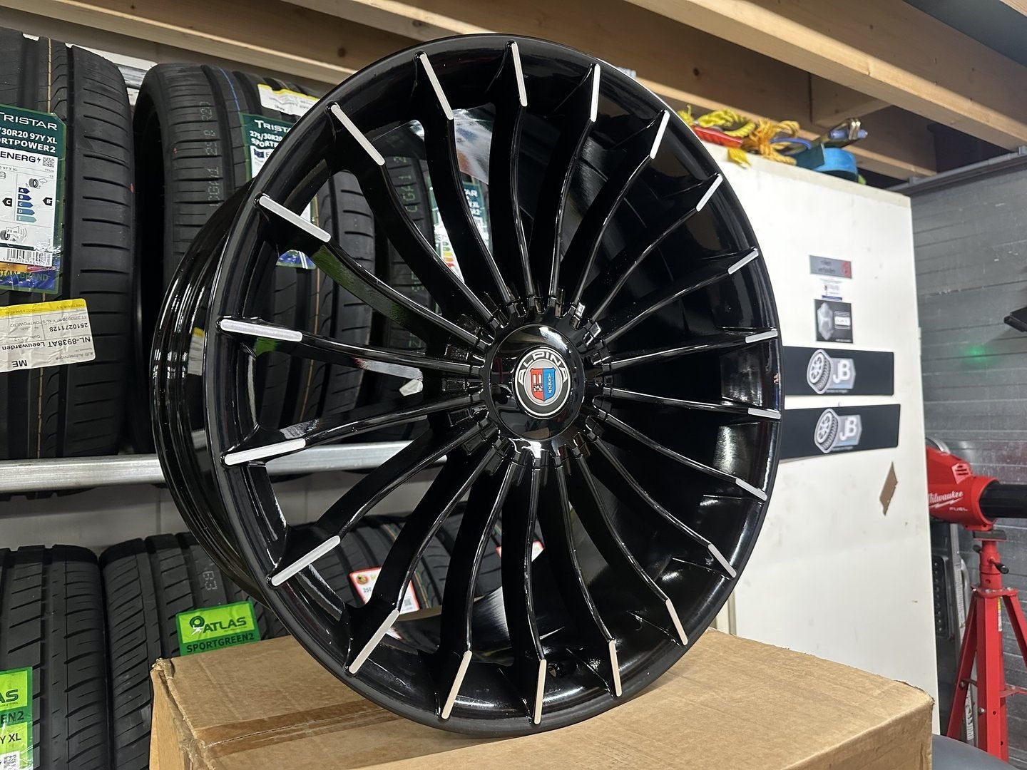 NIEUW 18inch BMW Alpina Style Breedset Velgen 5x120 E90 F30, Auto-onderdelen, 18 inch, -, -, Banden en Velgen