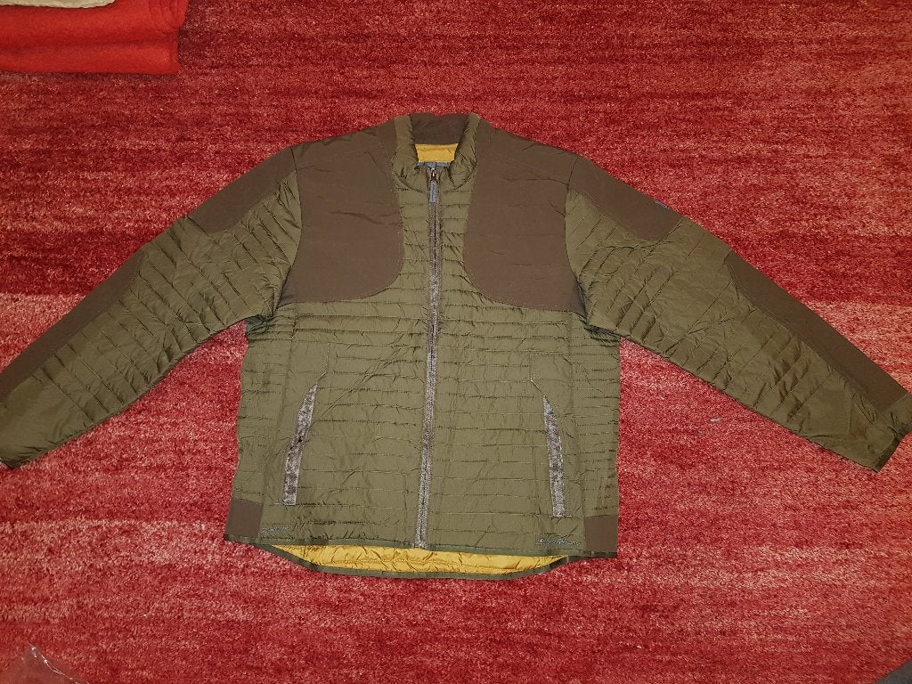 Originele Eddie Bauer donsjacket maat M Nieuw. €489,-, Ophalen of Verzenden, Nieuw, Maat 52/54 (L), Groen