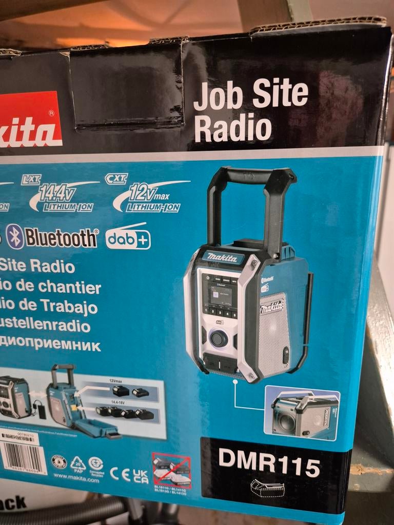 MAKITA RADIO NIEUW DMR115 DMR301 MR007 MR004 MR001, Ophalen of Verzenden, Nieuw
