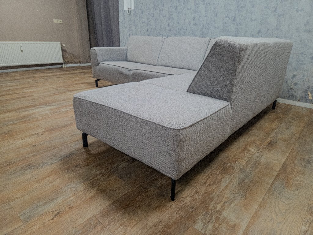 Mooi Licht Grijs Hoekbank, Info@banxtel.nl, Gebruikt, Hoekbank, Hoekbank