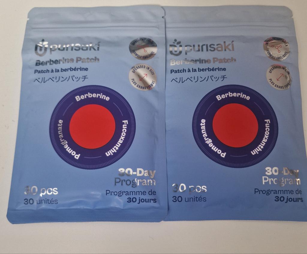 2x purisaki Berberine patch 30pcs afslankplijsters te koop!, Sieraden, Tassen en Uiterlijk, Uiterlijk | Dieet en Afvallen, Ophalen of Verzenden