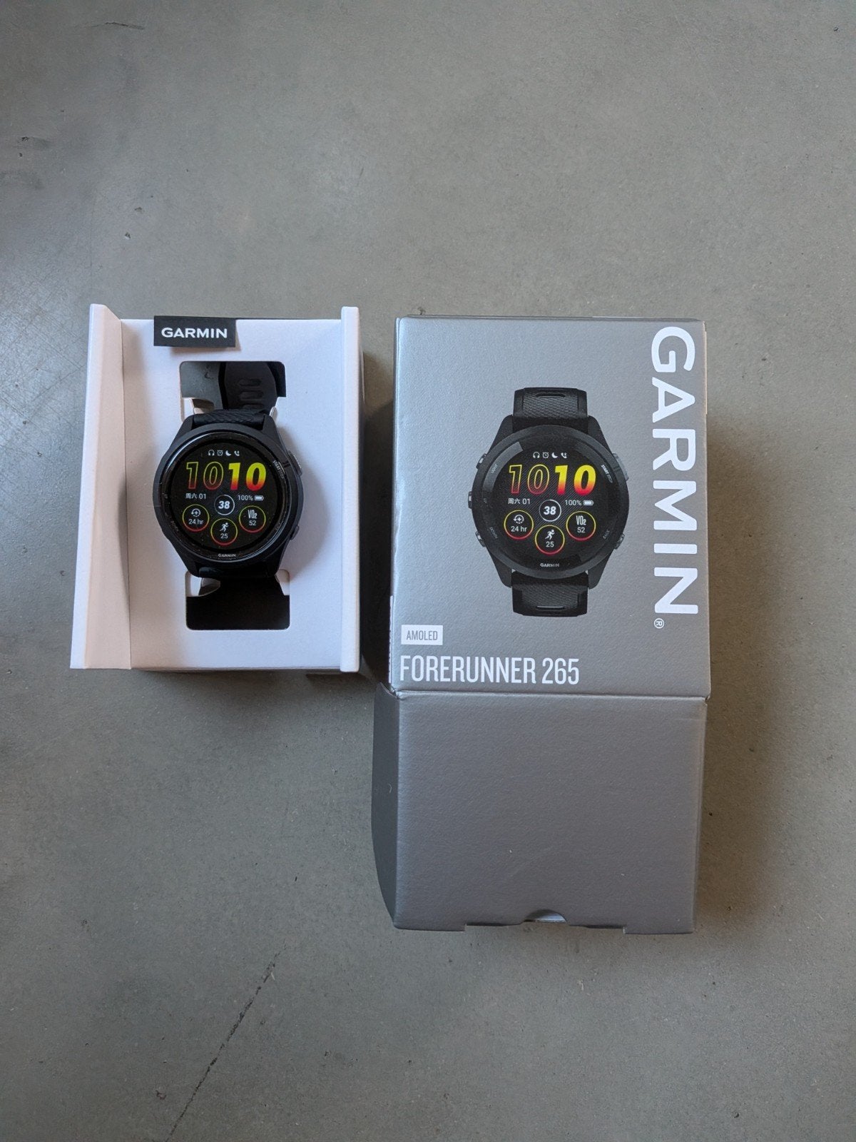Garmin Forerunner 265 - nieuw, Sieraden, Tassen en Uiterlijk, Conditie, Zwart, Garmin, Nieuw