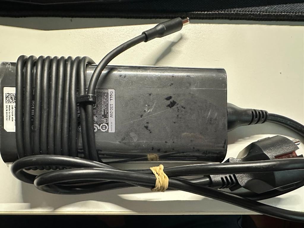 [NIEUW] OEM DELL 130W adapter SLIM TIP + EU snoer | 09TXK7, Ophalen of Verzenden, Nieuw, DELL