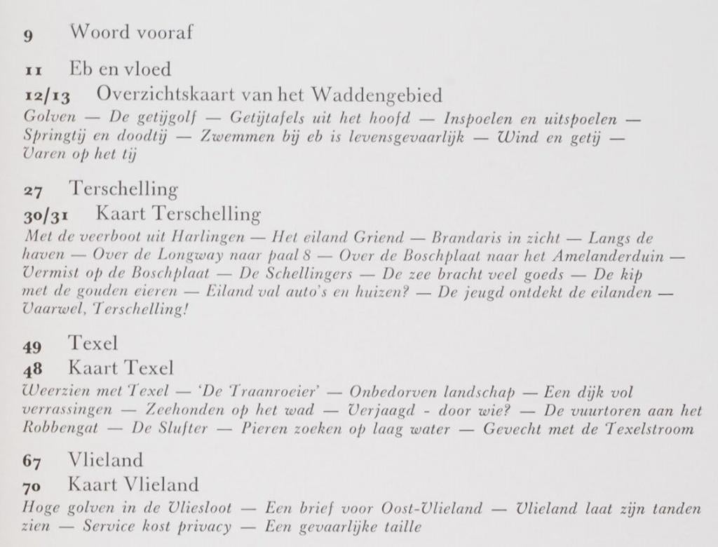 Zwervend over de wadden (1972), Verzenden, Gelezen, Natuur algemeen