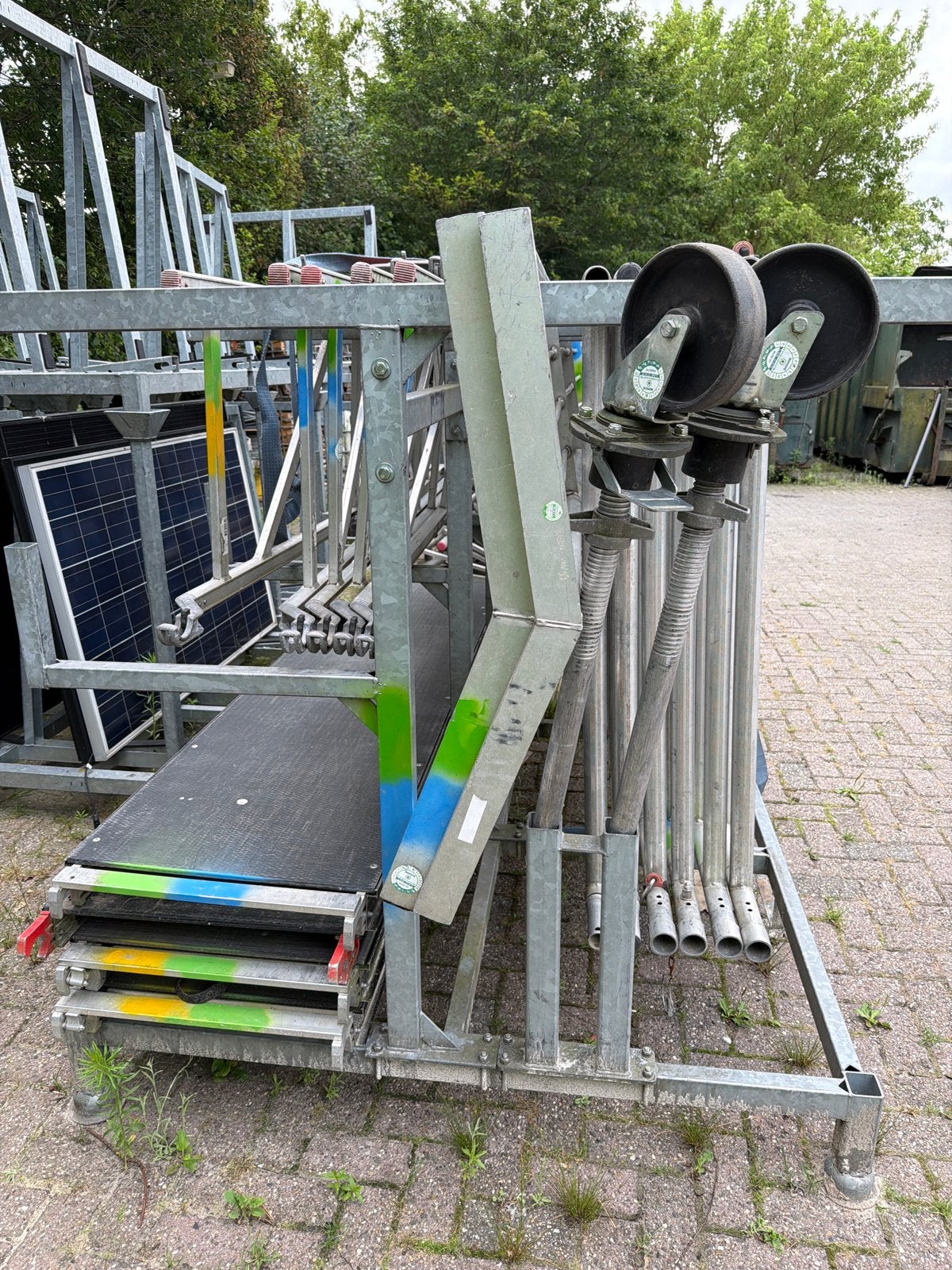 Steigerverhuur - Diverse steigers te huur, Ophalen, Gebruikt, Rolsteiger of Kamersteiger, 5 meter of hoger