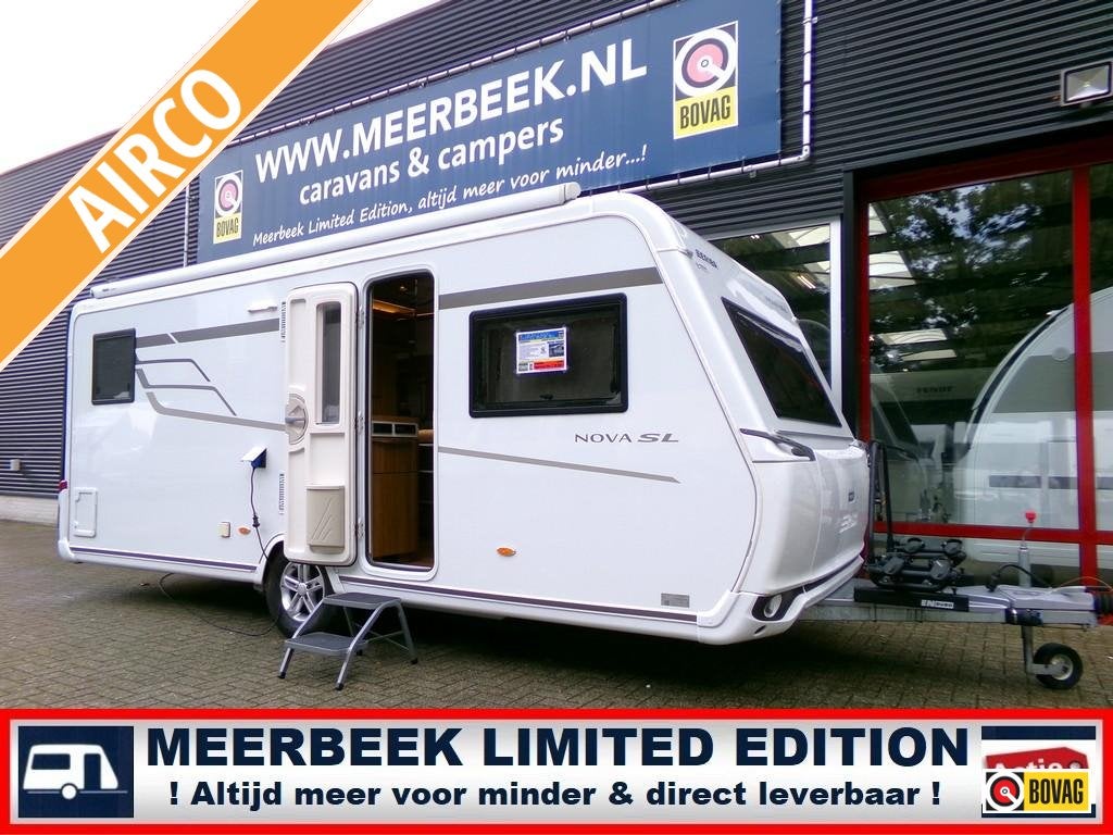 Eriba Nova SL 545 +MOVER +AIRCO +THULE +VLOERVERWARMING +ALU, Caravans en Kamperen, Rondzit, Schokbreker, Particulier, Overige typen