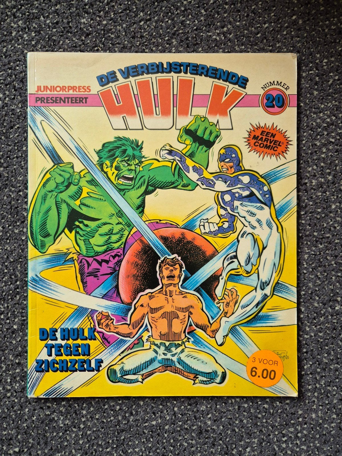 De Verbijsterende Hulk #20 - Juniorpress (1981), Boeken, Strips | Comics, Eén comic, Ophalen of Verzenden, Gelezen, Amerika