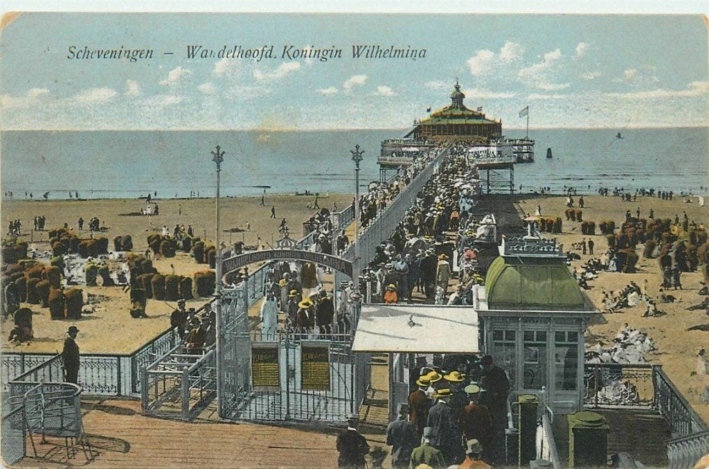701-431-003 Scheveningen Wandelhoofd, Verzamelen, Ophalen of Verzenden, Voor 1920, Zuid-Holland