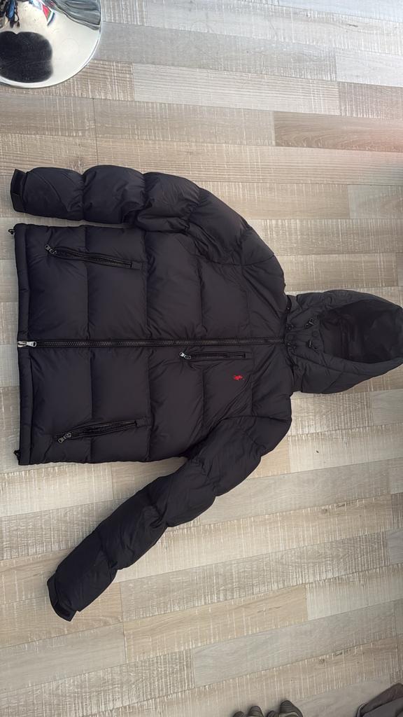 Polo Ralph Lauren Performance Puffer Jacket Zwart, Ophalen of Verzenden, Zo goed als nieuw, Maat 48/50 (M), Zwart