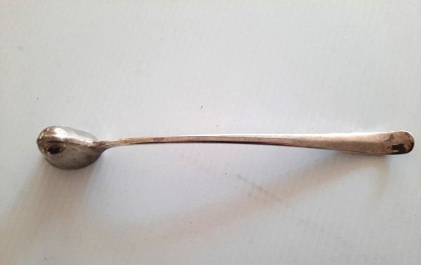Elegante Verzilverde Kaarsendover - Klassiek Lepelmodel, Ophalen of Verzenden