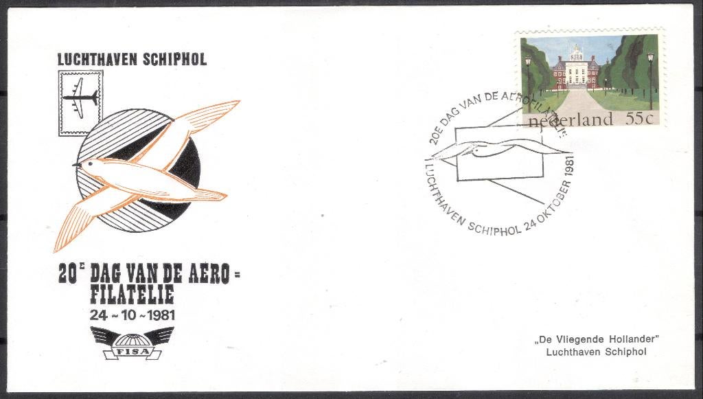 20e dag van de aerofilatelie 1981, Postzegels en Munten, Verzenden, Envelop