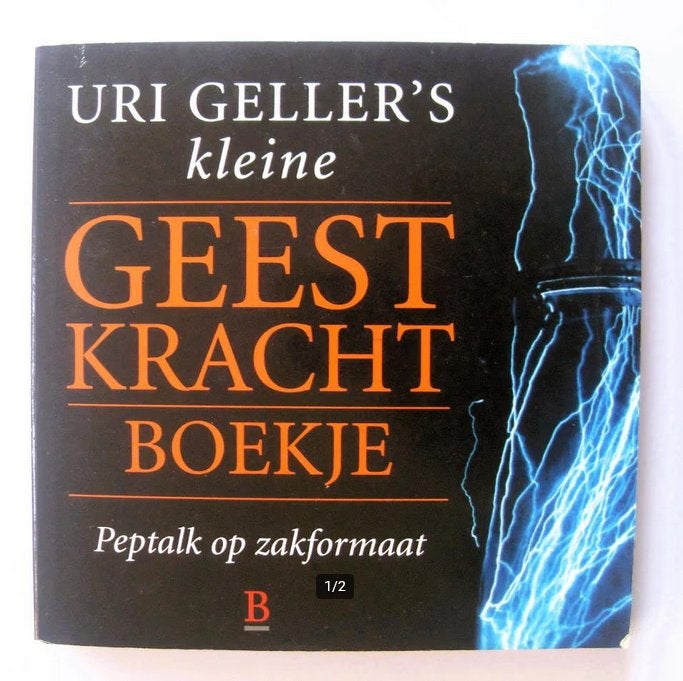 Uri Geller's kleine Geest kracht boekje - Uri Geller, Ophalen of Verzenden, Zo goed als nieuw, Uri geller, Instructieboek