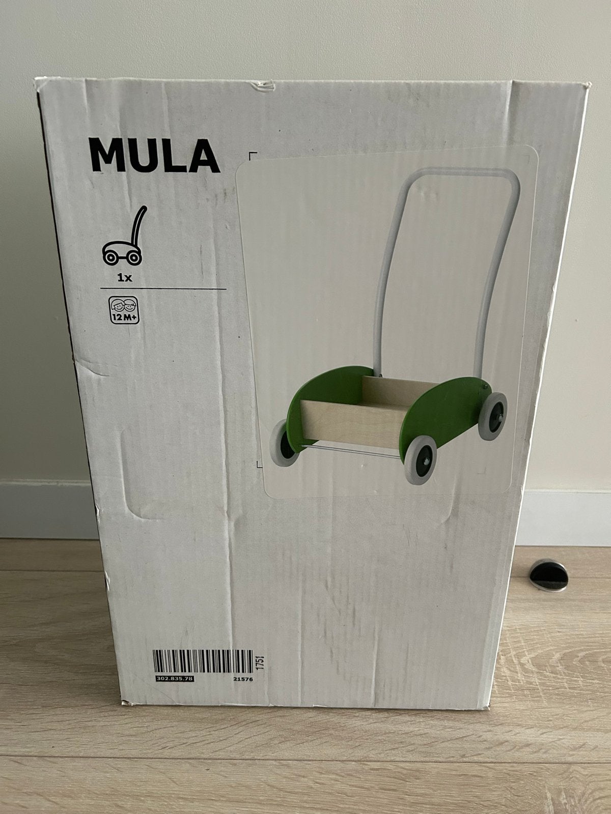 IKEA MULA loopwagen/duwwagen - Nieuw in doos, Ophalen, Nieuw, Duw- of Trekspeelgoed