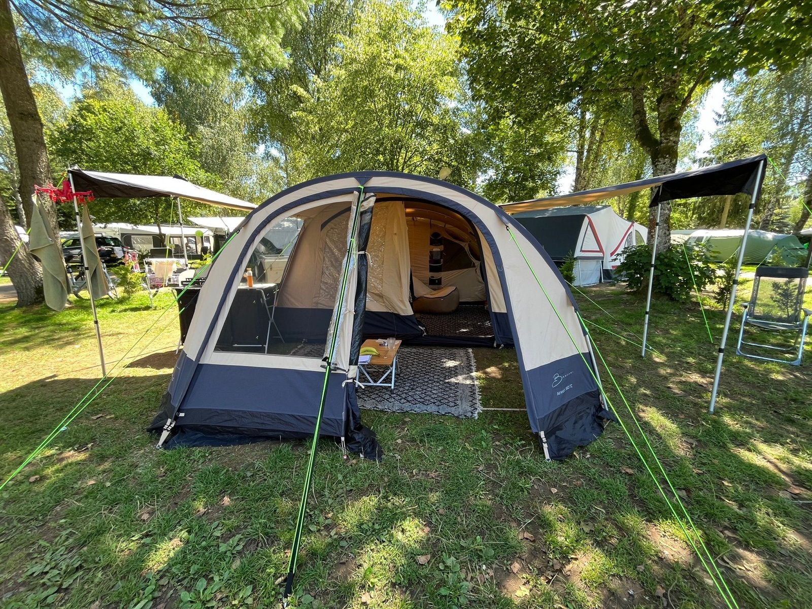 Bardani Airwall 380TC opblaasbare tunneltent, Caravans en Kamperen, Tenten, Ophalen of Verzenden, Gebruikt, Tot en met 5