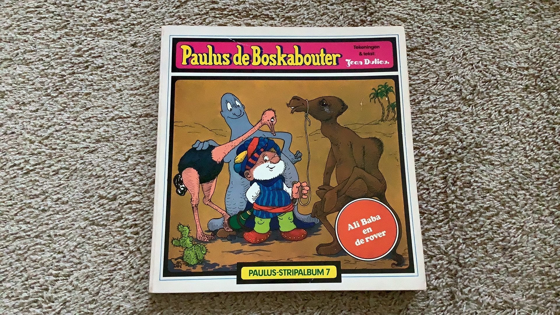 Jean Dulieu, Paulus-stripalbum 7: Ali Baba en de rover., Eén stripboek, Ophalen of Verzenden, Gelezen