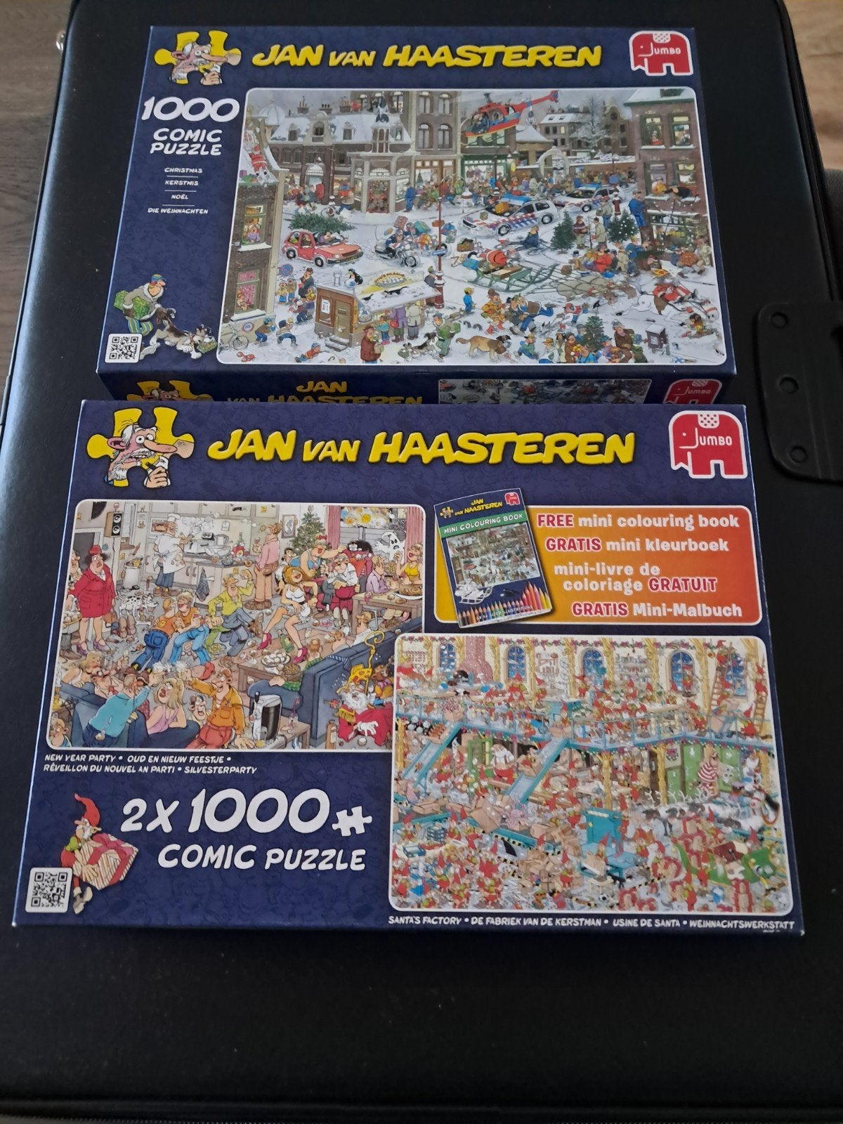 3  puzzel j.v.h. 1000 stukjes, Ophalen, 500 t/m 1500 stukjes, Zo goed als nieuw