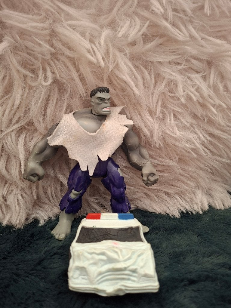 Hulk  Actie figuren ., Verzamelen, Poppetjes en Figuurtjes, Ophalen of Verzenden, Zo goed als nieuw