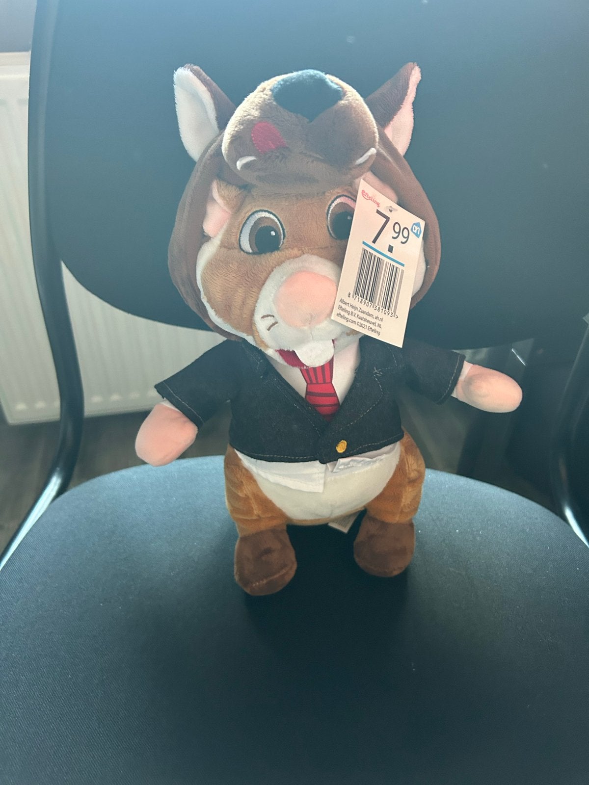 Efteling Wolf knuffel - Nieuw met kaartje, Ophalen of Verzenden, Nieuw, Overige typen