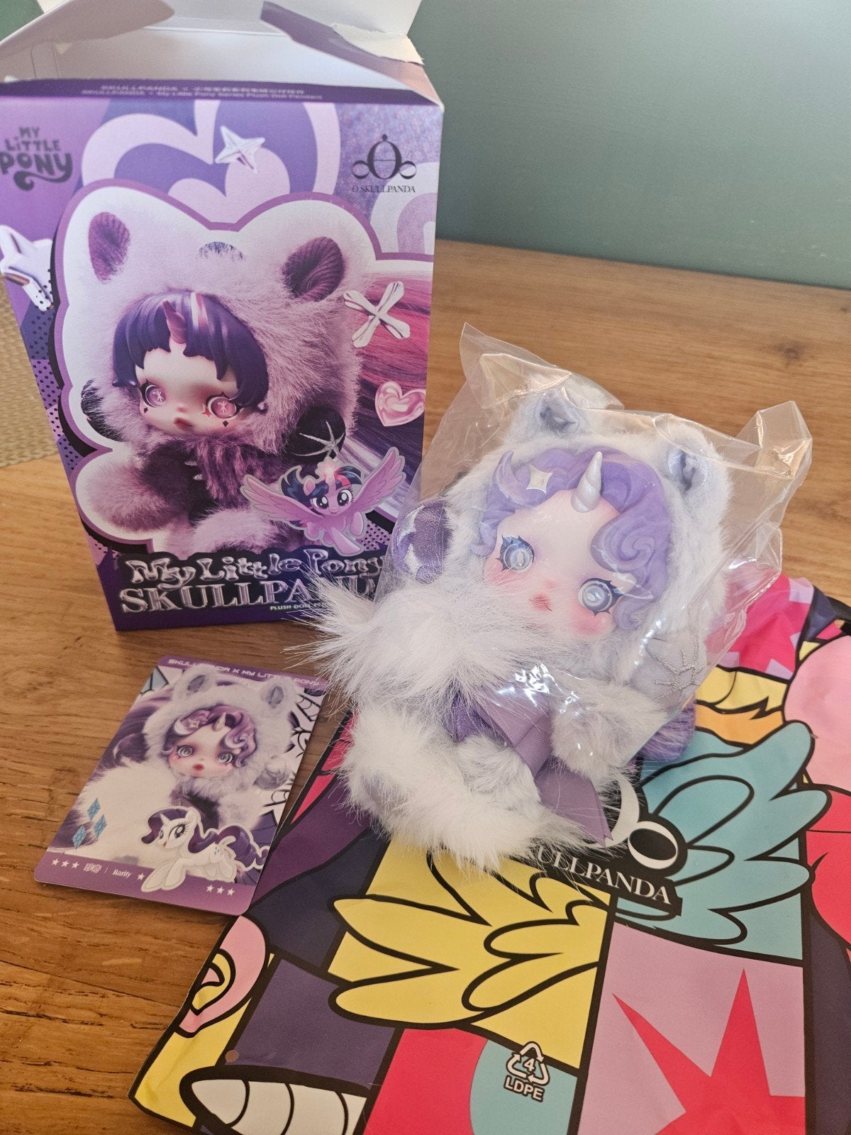 Pop Mart Skullpanda My Little Pony Rarity - Ruilen of Kopen, Ophalen of Verzenden, Nieuw