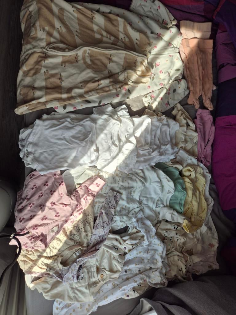 Babykleding,  meisje 50-62., Kinderen en Baby's, Ophalen of Verzenden, Zo goed als nieuw, Maat 50