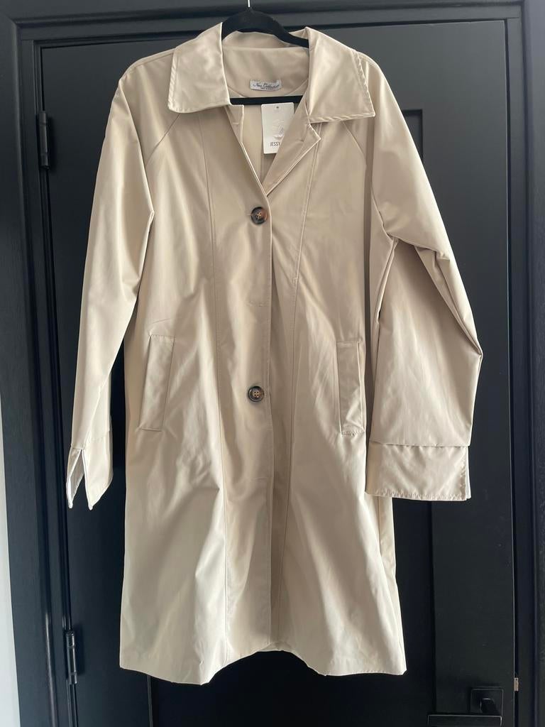 Leuke trenchcoat /tussenjas mt.L/XL, Kleding | Dames, Ophalen of Verzenden, Nieuw, Maat 42/44 (L), Beige