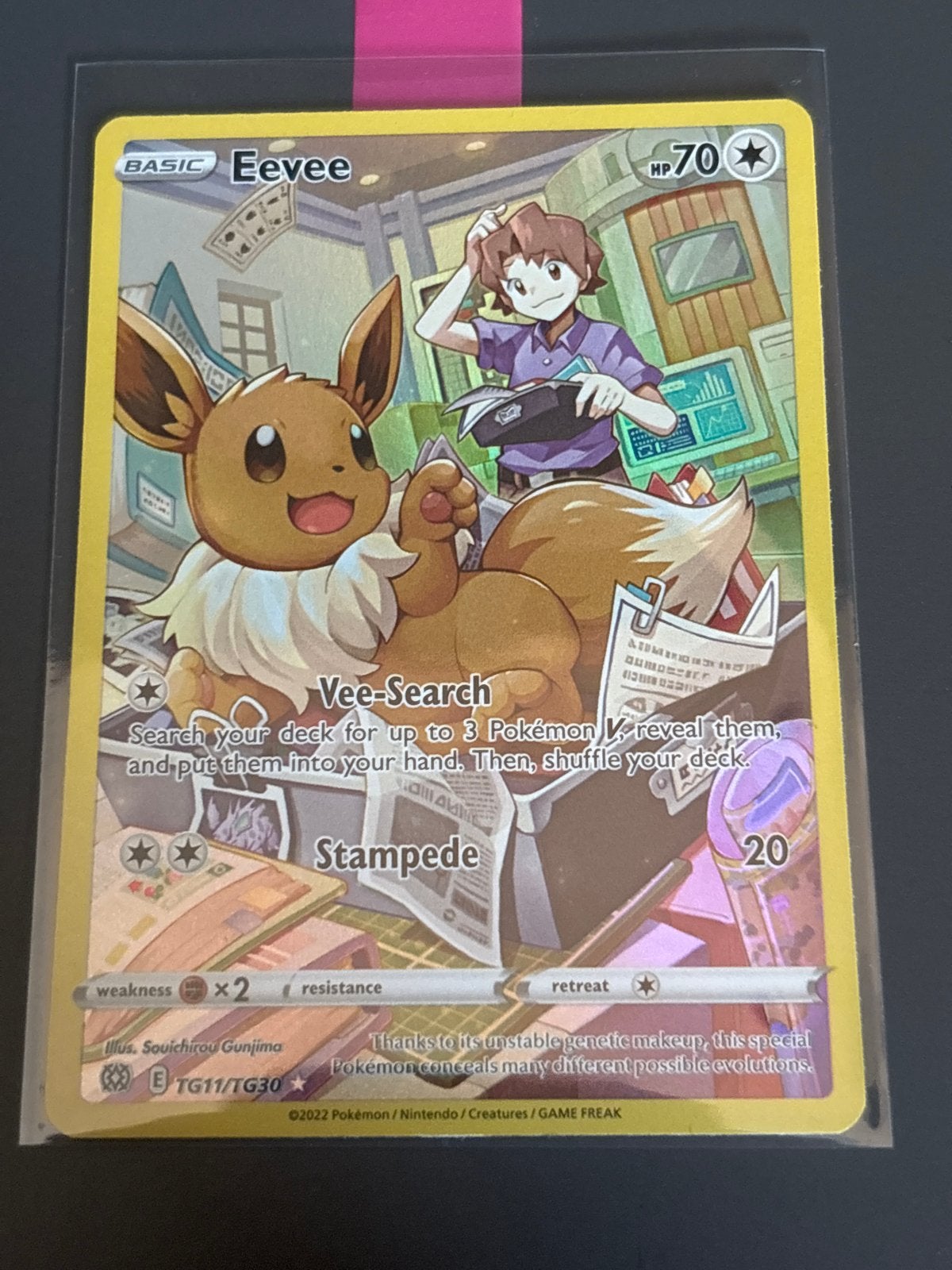 Eevee TG11/TG30, Ophalen of Verzenden, Zo goed als nieuw, Losse kaart, Foil
