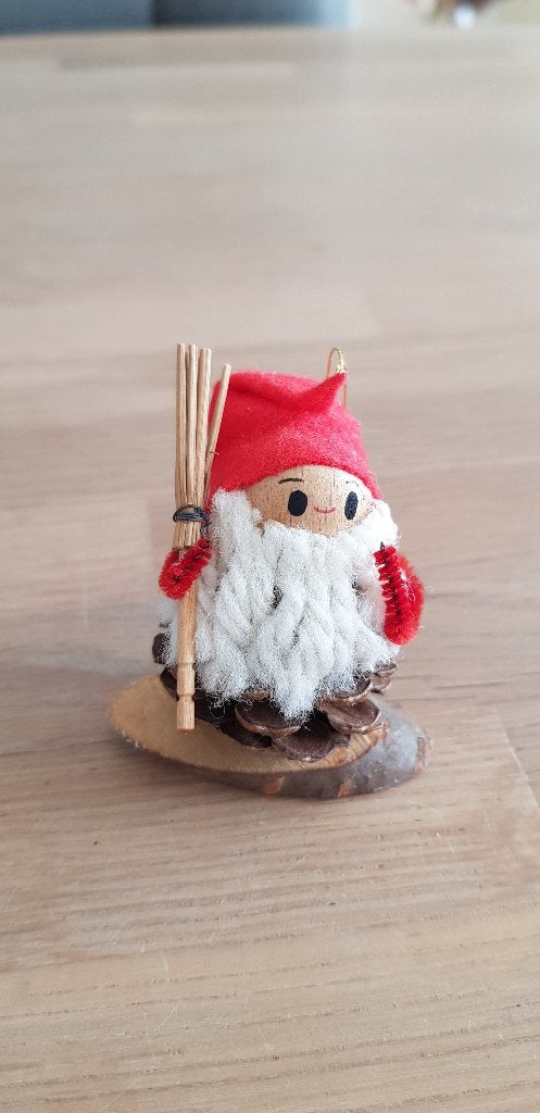 Vintage Scandinavische Kerstkabouter, Diversen, Ophalen of Verzenden, Gebruikt