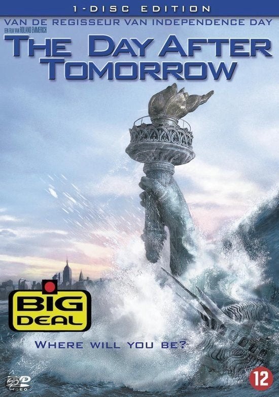 The Day After Tomorrow (DVD) Nieuw, Alle leeftijden, Ophalen of Verzenden, Nieuw in verpakking