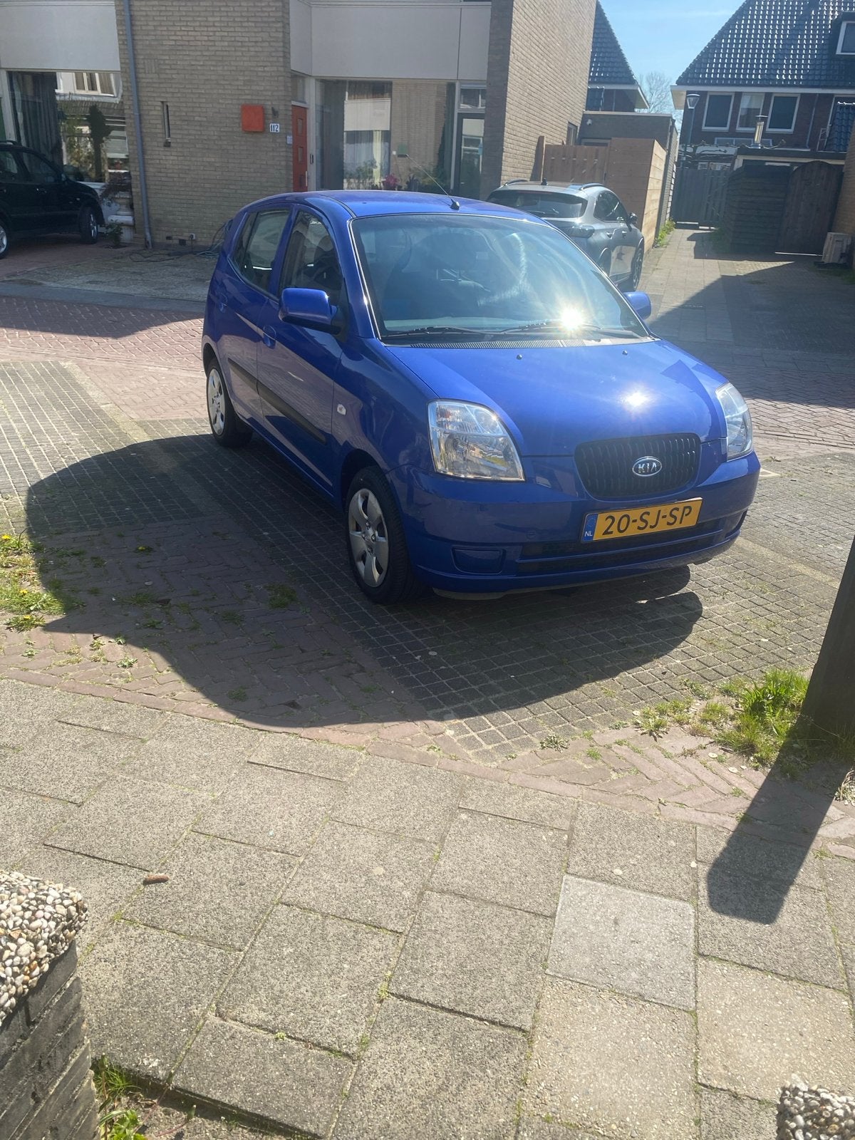 Kia Picanto 1.1 AUT 2006 Blauw ,2 Eeignaar, Auto's, 4 cilinders, Blauw, Origineel Nederlands, 400 kg