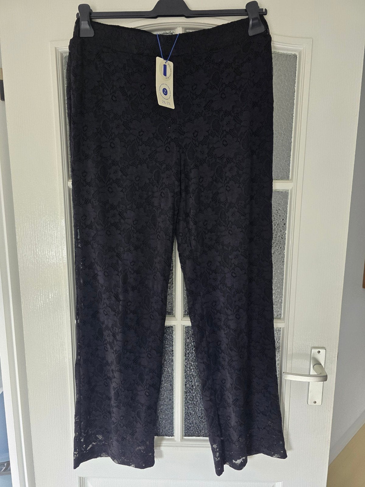 nieuw ZE-ZE kanten broek zwart xl, Kleding | Dames, Zwart, Maat 46/48 (XL) of groter, Nieuw, Ophalen of Verzenden