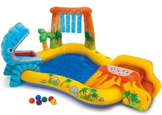 Opblaasbaar Waterpark zwembad, Ophalen, Zo goed als nieuw