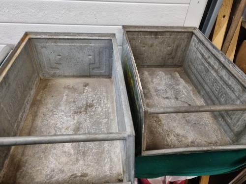 metalen overtoom bakken 2 stuks, Ophalen of Verzenden, 'T Olde Gre-j, Info@toldegrej.nl, Endepoelstraat 20f Didam