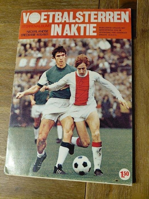 Voetbalsterren Vanderhout Eredivisie 1970-1971, Ophalen of Verzenden, Zo goed als nieuw, Overige binnenlandse clubs, Poster, Plaatje of Sticker